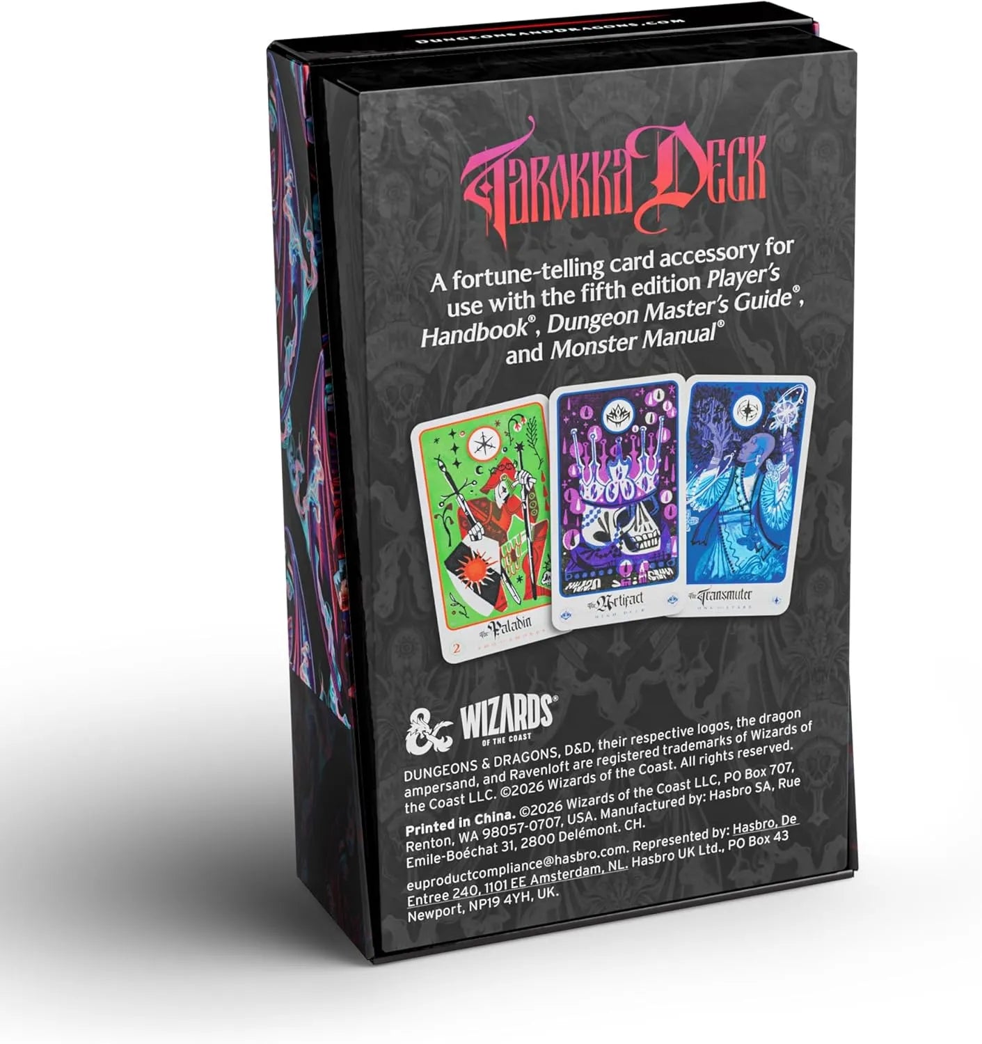 DUNGEONS & DRAGONS RAVENLOFT THE HORROR WITHIN TAROTS DECK ENGLISH  ED