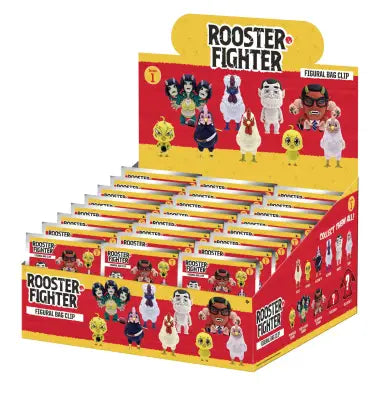 ROOSTER FIGHTER BAG CLIP BLIND BOX DISPLAY (24)