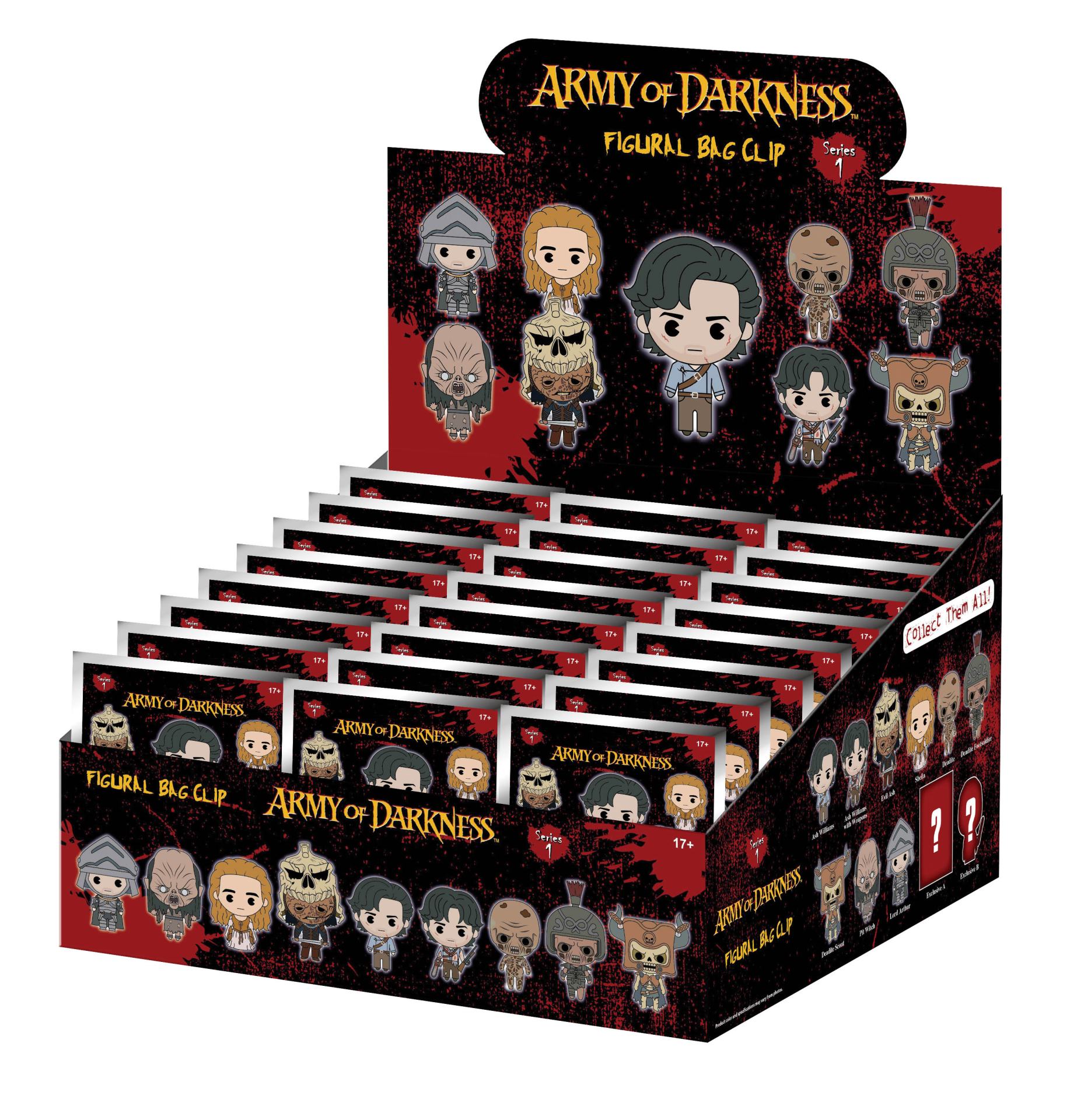 ARMY OF DARKNESS BAG CLIP BLIND BOX DISPLAY (24)