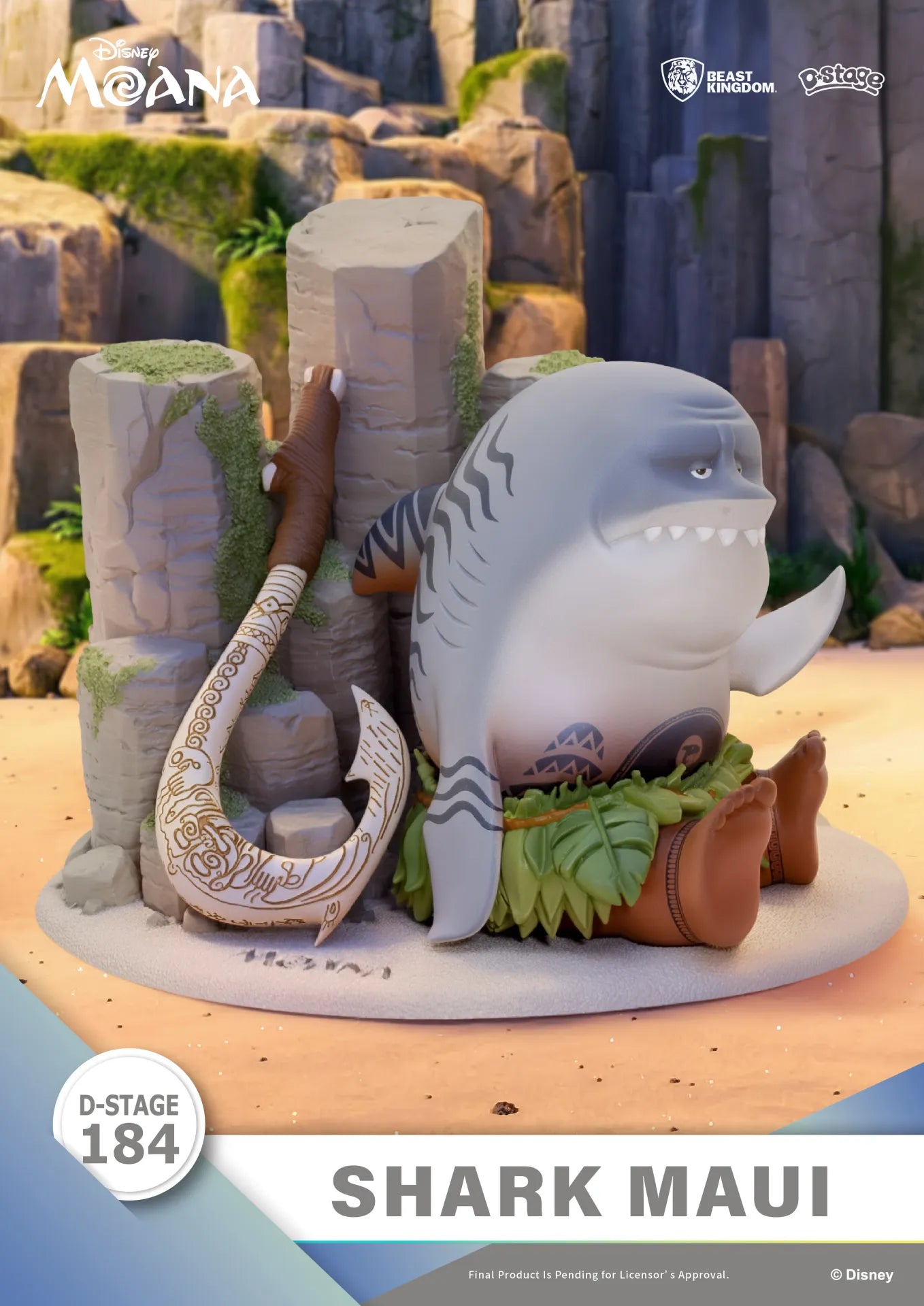 MOANA SHARK MAUI D-STAGE MINI FIGURA