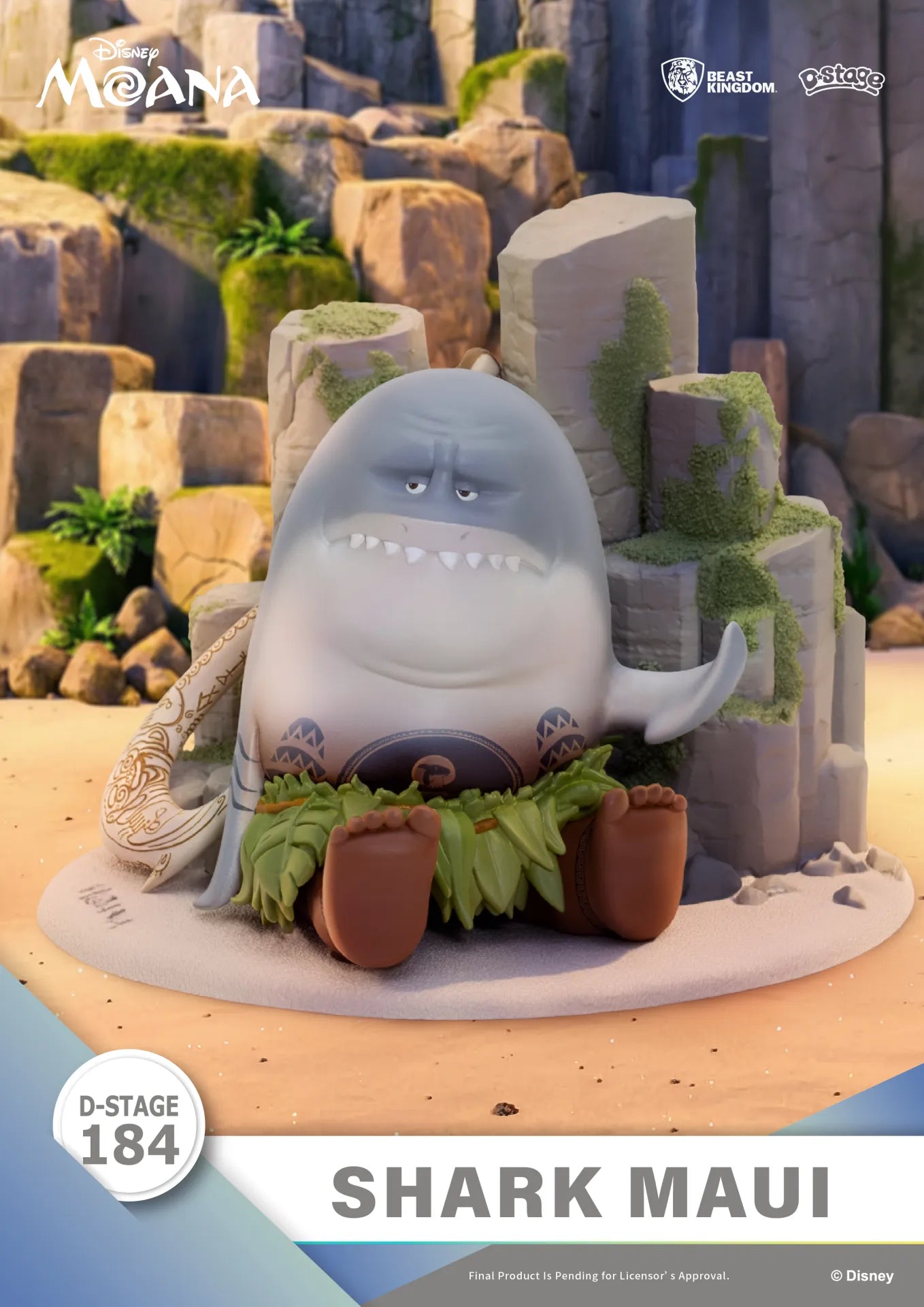 MOANA SHARK MAUI D-STAGE MINI FIGURA