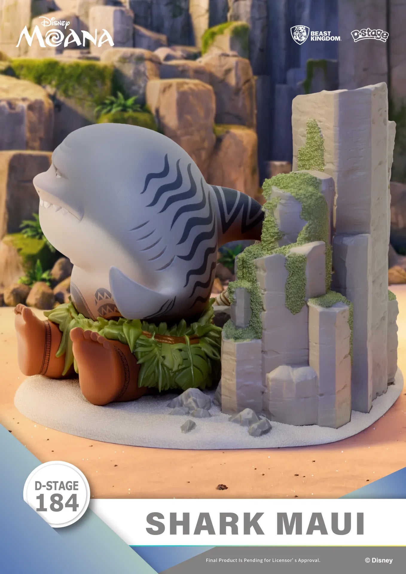 MOANA SHARK MAUI D-STAGE MINI FIGURA