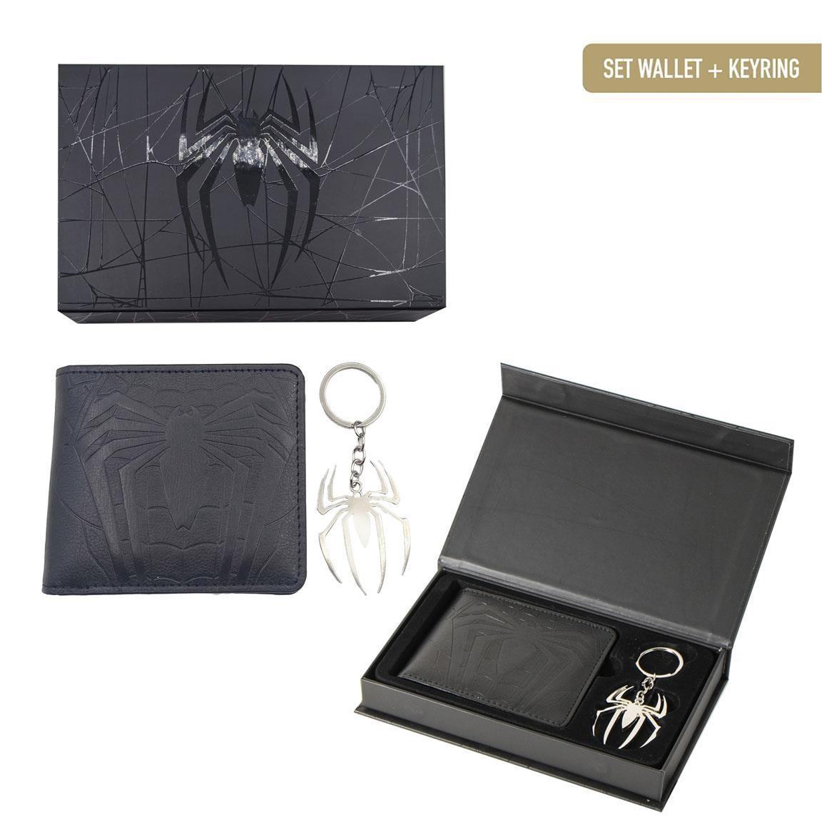 SPIDERMAN WALLET KEYCHAIN GIFT SET