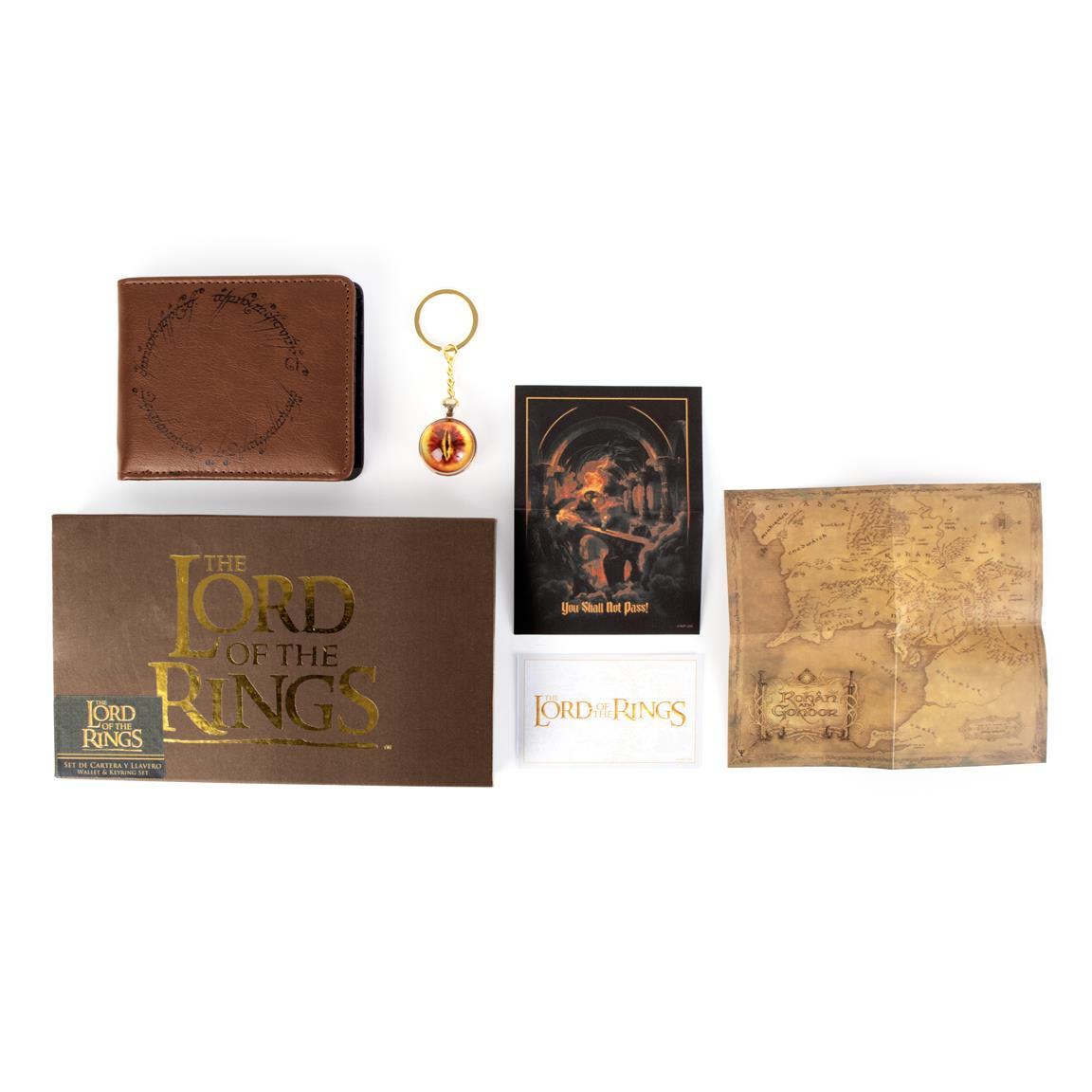 THE LORD OF THE RINGS WALLET & KEYCHAIN GIFT SET