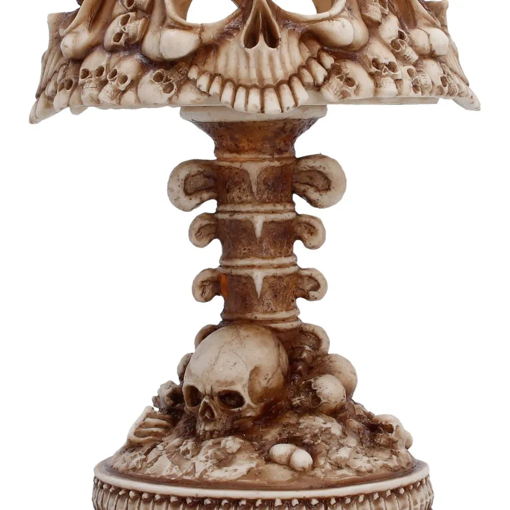 GOTHIC SKULL LAMP BONE