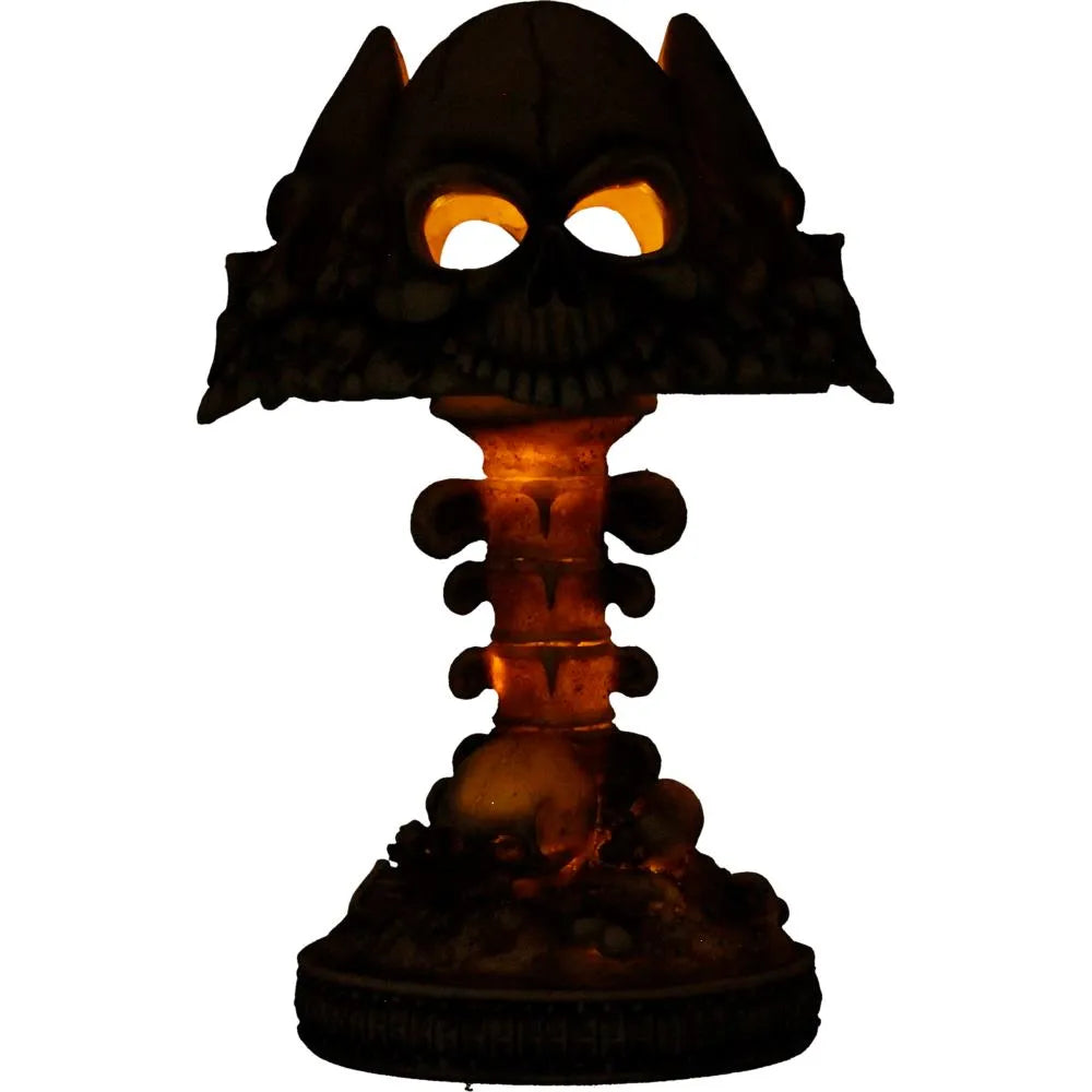 GOTHIC SKULL LAMP BONE