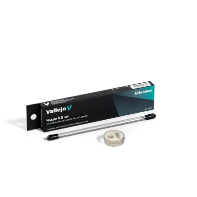 AIRBRUSH PARTS 90024 0.5 COMPLETE NEEDLE + NOZZLE/NEEDLE CAP SET INNOVATOR PROFINISH & EASYAIR