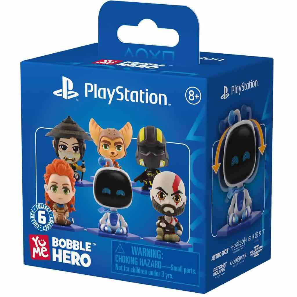 SONY PLAYSTATION - ALL STARS BOBBLE HEAD - BLIND BOX COUNTER DISPLAY (12)