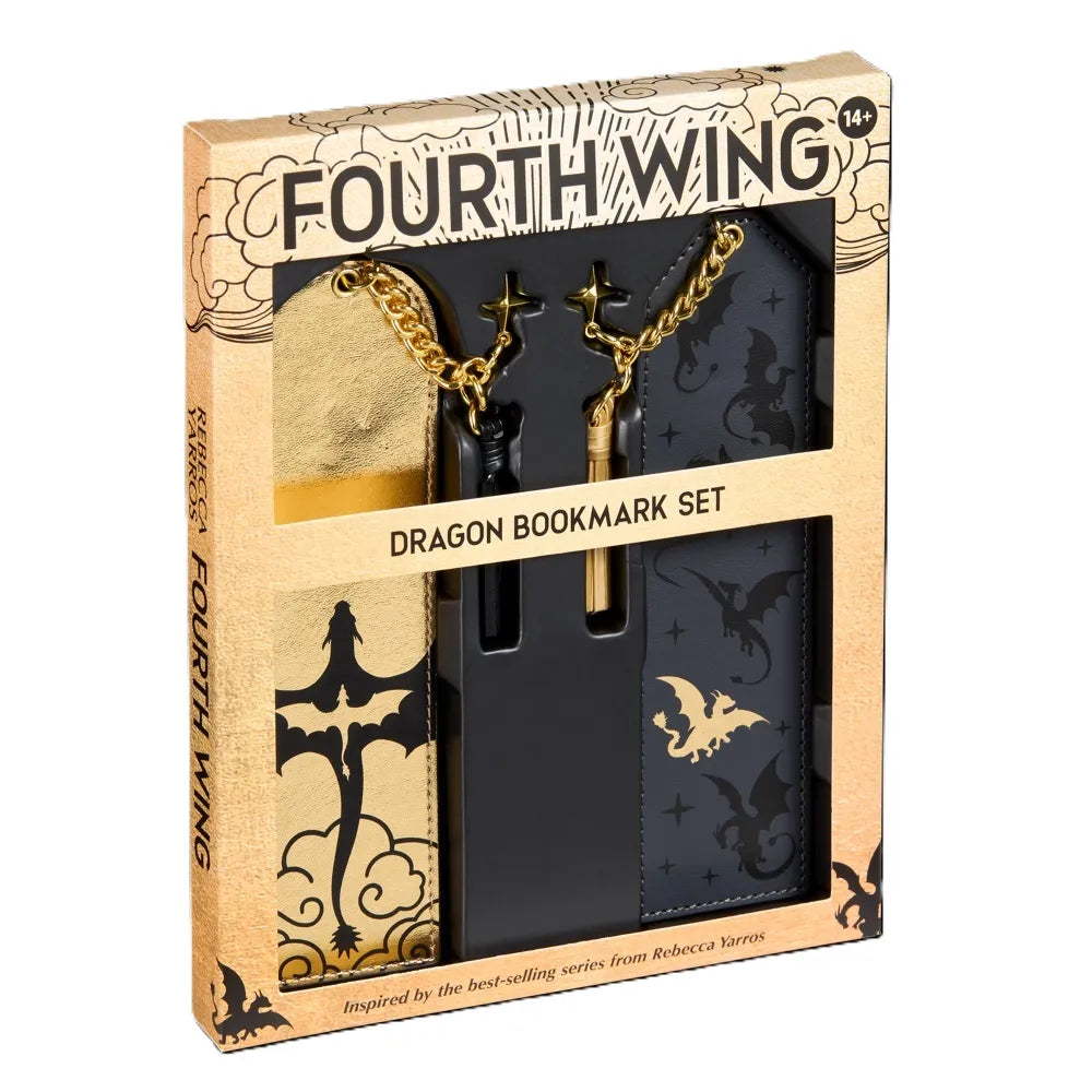 FOURTH WING DRAGON BOOKMARK SET