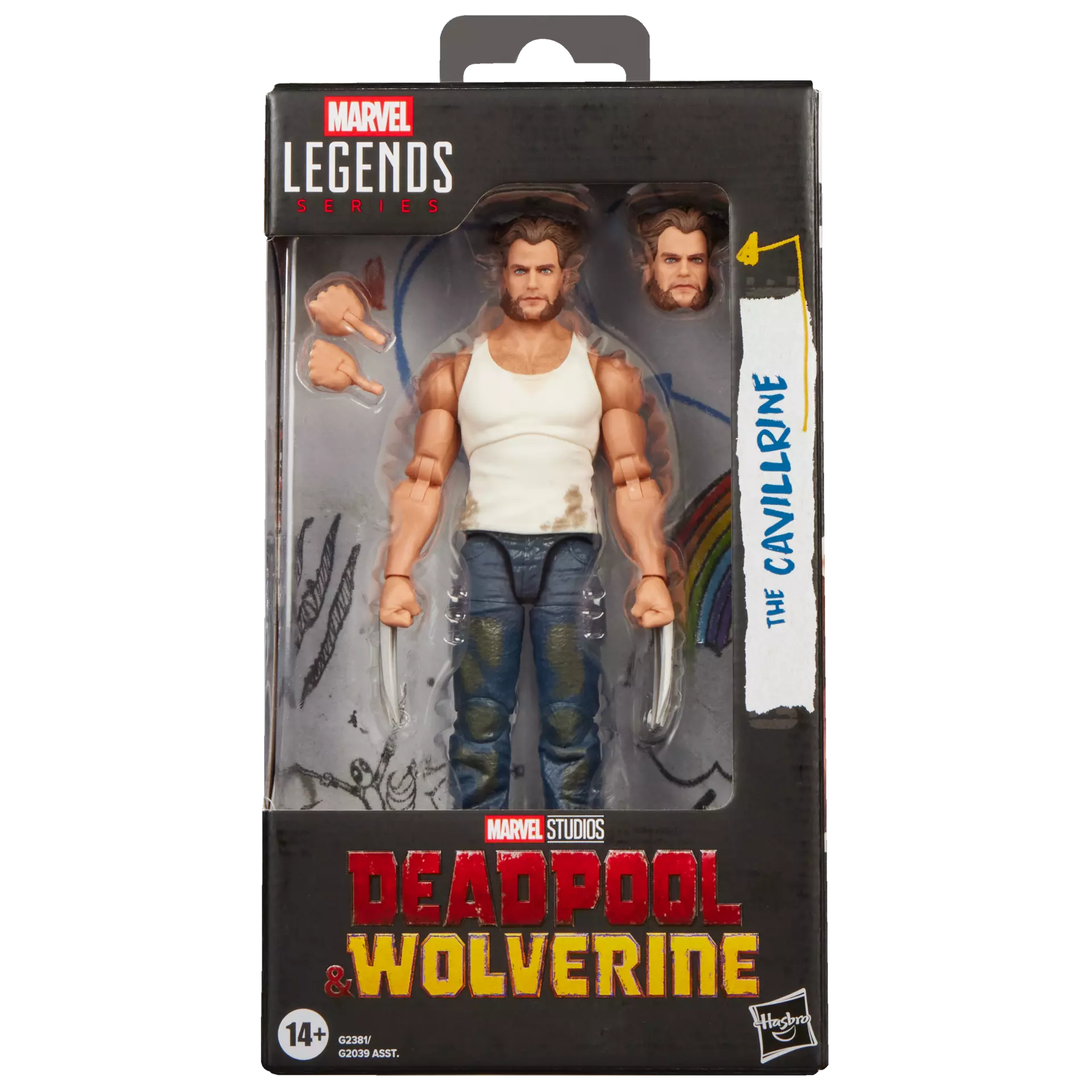 MARVEL LEGENDS DEADPOOL AND WOLVERINE THE CAVILLRINE ACTION FIGURE