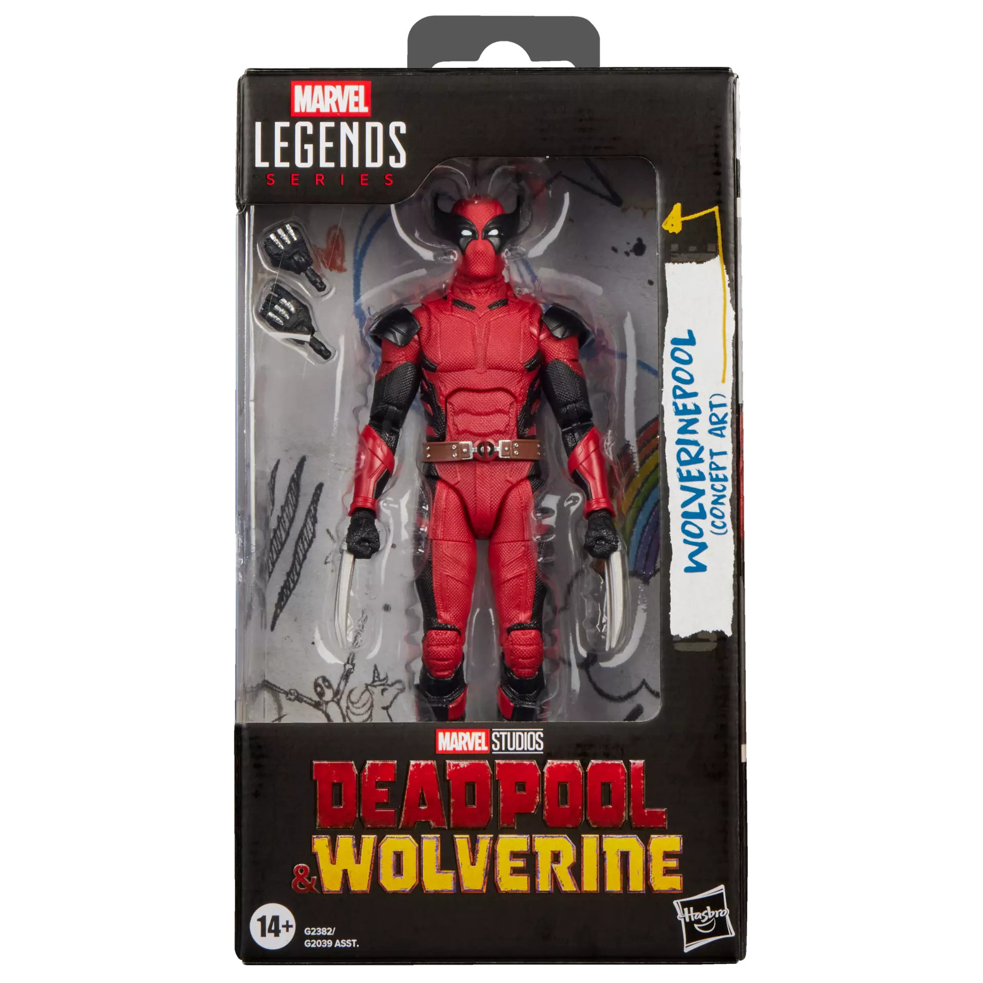 MARVEL LEGENDS DEADPOOL AND WOLVERINE WOLVERINEPOOL ACTION FIGURE