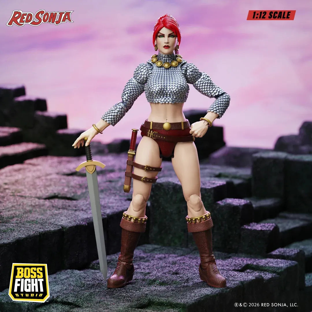 RED SONJA IMMORTAL RED SONJA 1:12 SCALE EPIC H.A.C.K.S. ACTION FIGURE