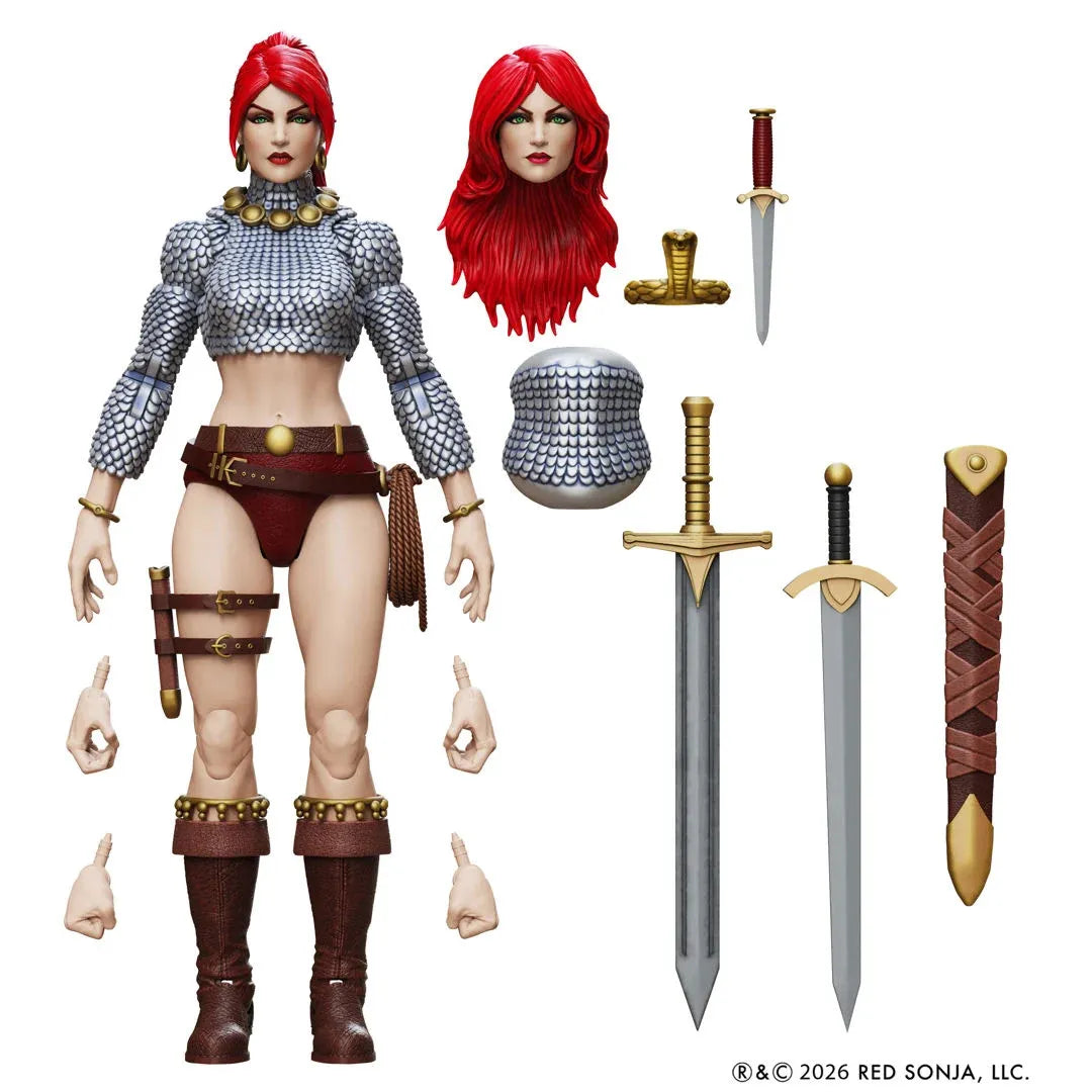 RED SONJA IMMORTAL RED SONJA 1:12 SCALE EPIC H.A.C.K.S. ACTION FIGURE