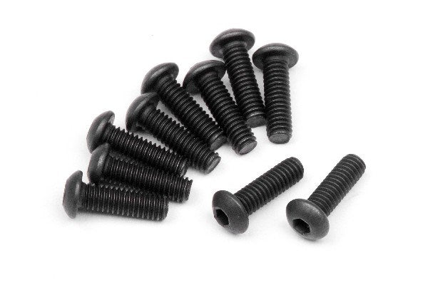 Button Head Screw M2.5X8Mm (Hex Socket/10Pcs)