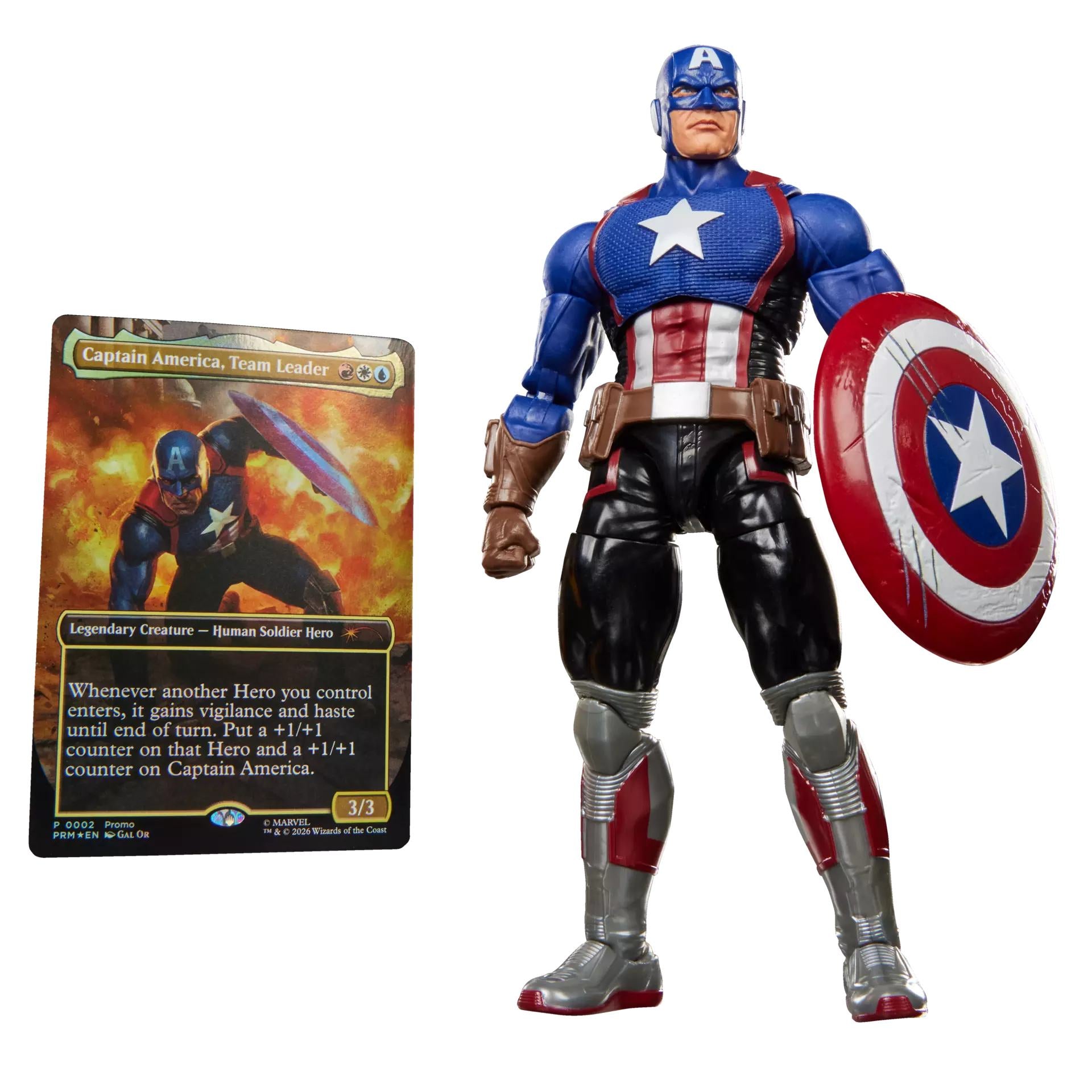 MARVEL LEGENDS MAGIC THE GATHERING CAPTAIN AMERICA AVENGERS TWILIGHT ACTION FIGURE