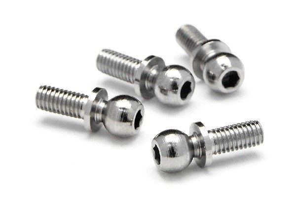 Ball 4.7X6.5mm (4-40/Hex Socket/Silver/4pcs)