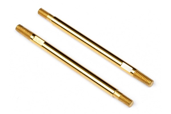 Titanium Nitride Coated Shock Shaft 3X50Mm (2Pcs)