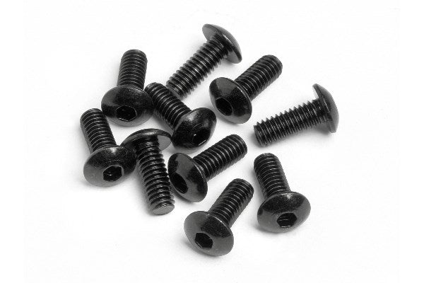 Button Head Screw M4X10Mm (Hex Socket/10Pcs)