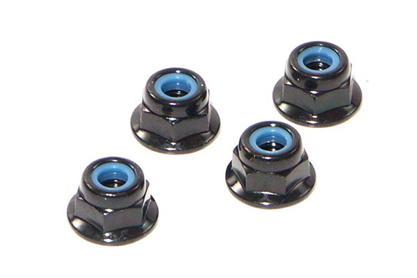 Flange Lock Nut M4 (4 Pcs)