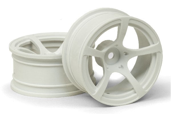 D5 WHEEL WHITE (9MM/2PCS)