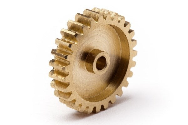 27T Brass Pinion Gear (0.8 M / 32DP 3.175 Shaft)