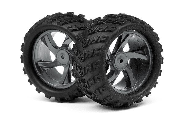 1/18 MONSTER TRUCK WHEEL & TYRE ASSEMBLY (ION MT)