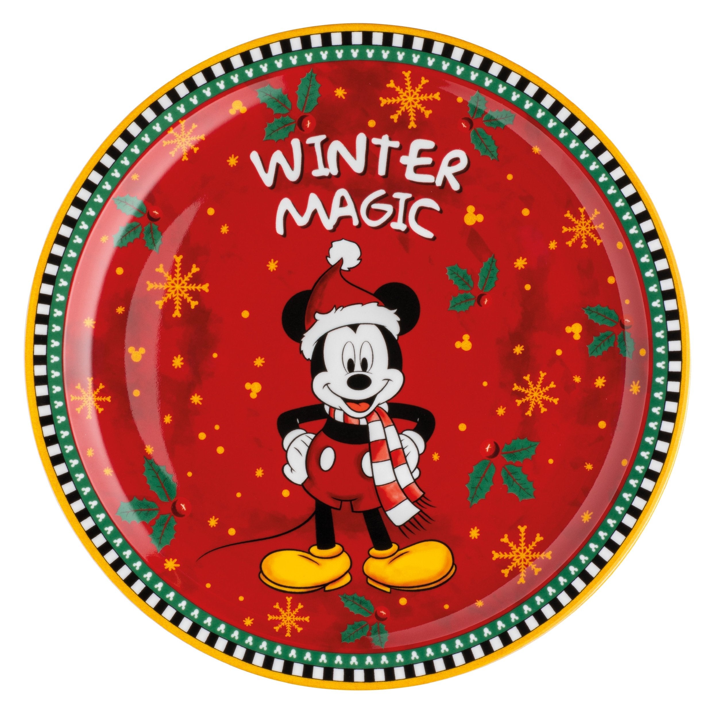 DISNEY - Magic Winter - Assiette de Présentation D31cm - Mickey