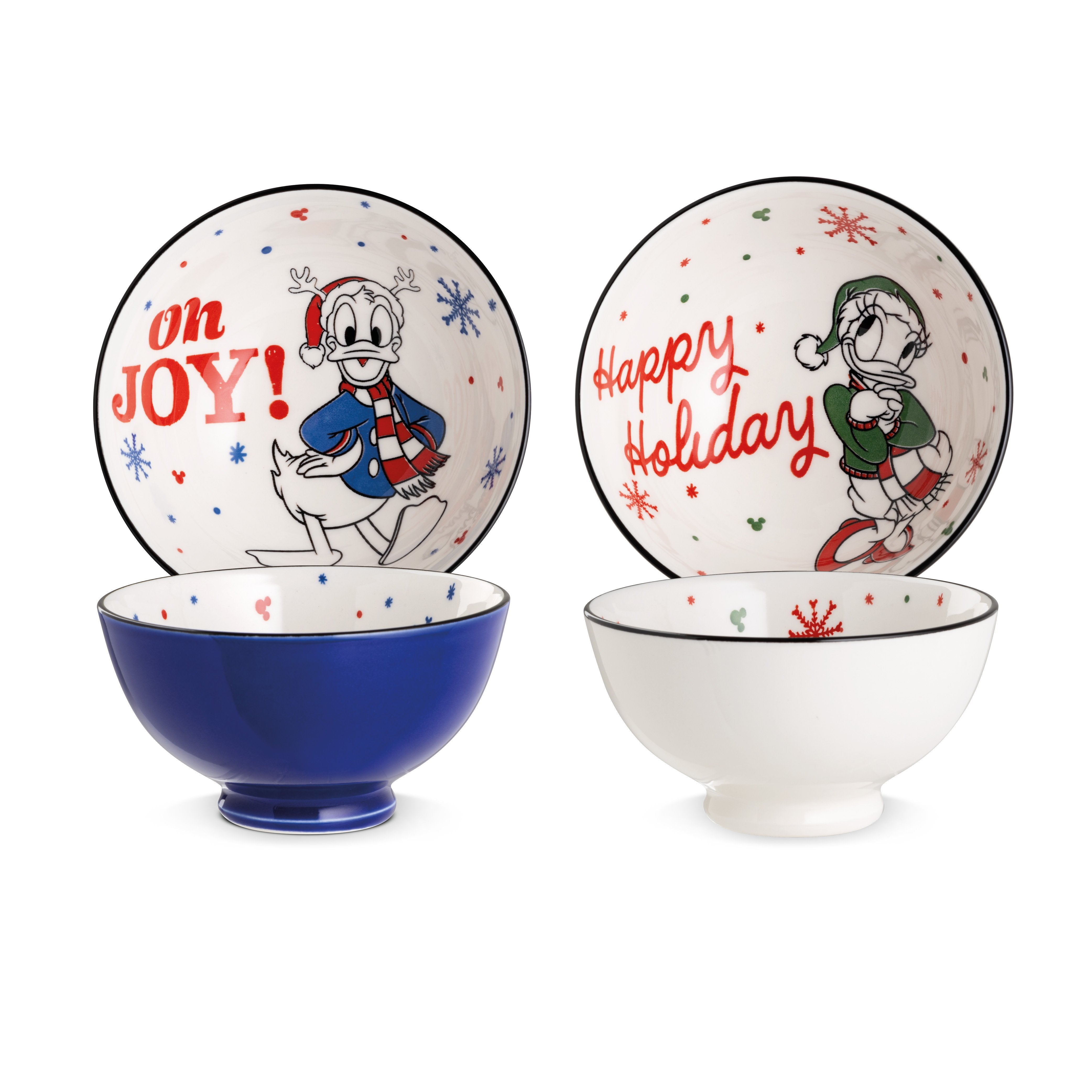 DISNEY - Magic Winter - Set de 2 Bols 300ml - Donald & Daisy