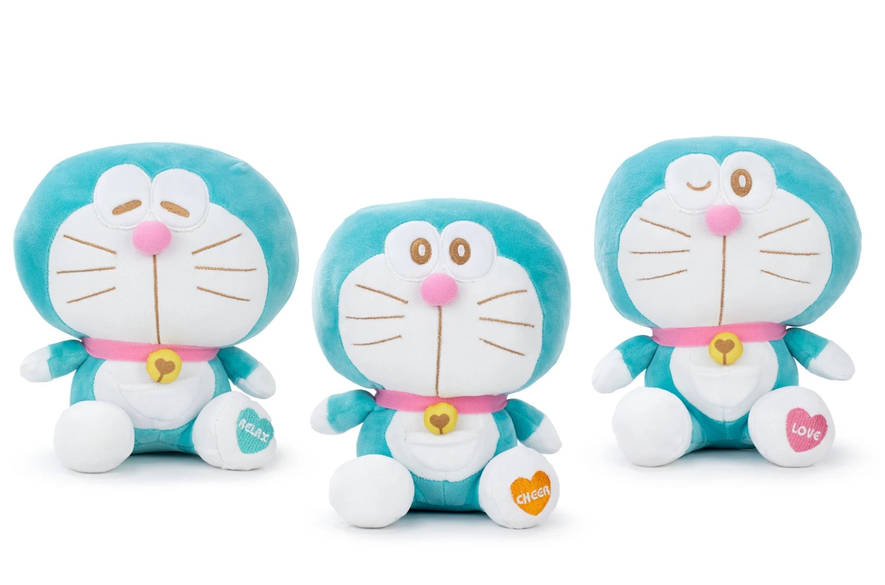 DORAEMON - Assortment of 3 Plushs - 22cm