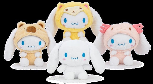 CINNAMOROLL  - Assortment of 8 Plushs - 4 Models - 22cm