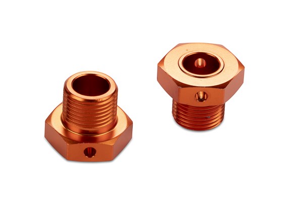 17mm Hex Hub Adaptor (Orange/2pcs)