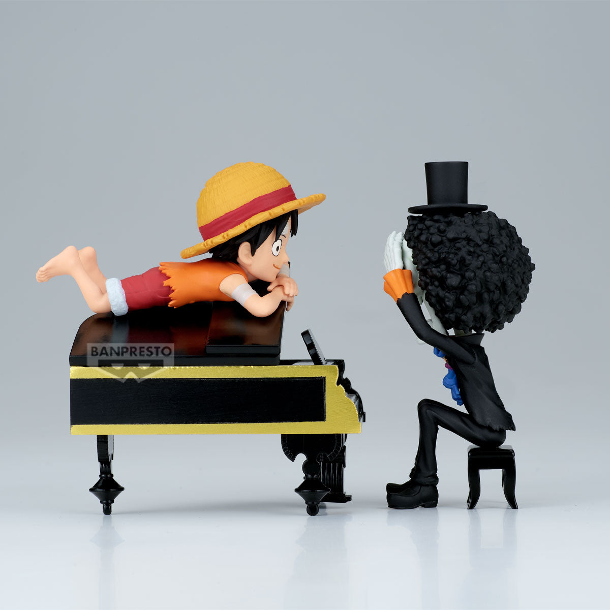 Bandai One Piece - World Collectable Figure Log Stories-Monkey D.Luffy & Brook-"That'S Great!! After All This Time, He'S Still�!!!" Figure