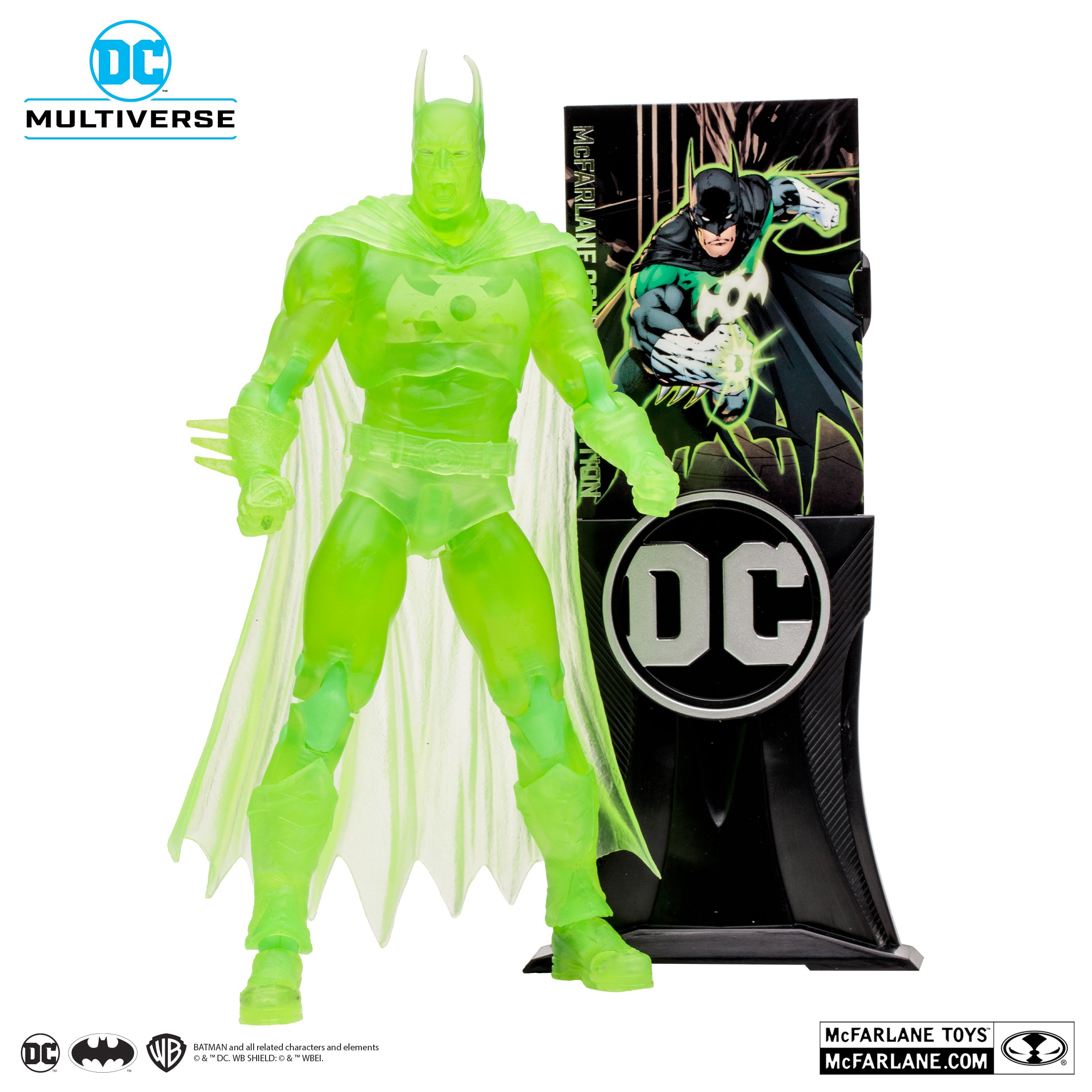 DC McFarlane Collector Edition Batman as Green Lantern Chase 22 Platinum Edition