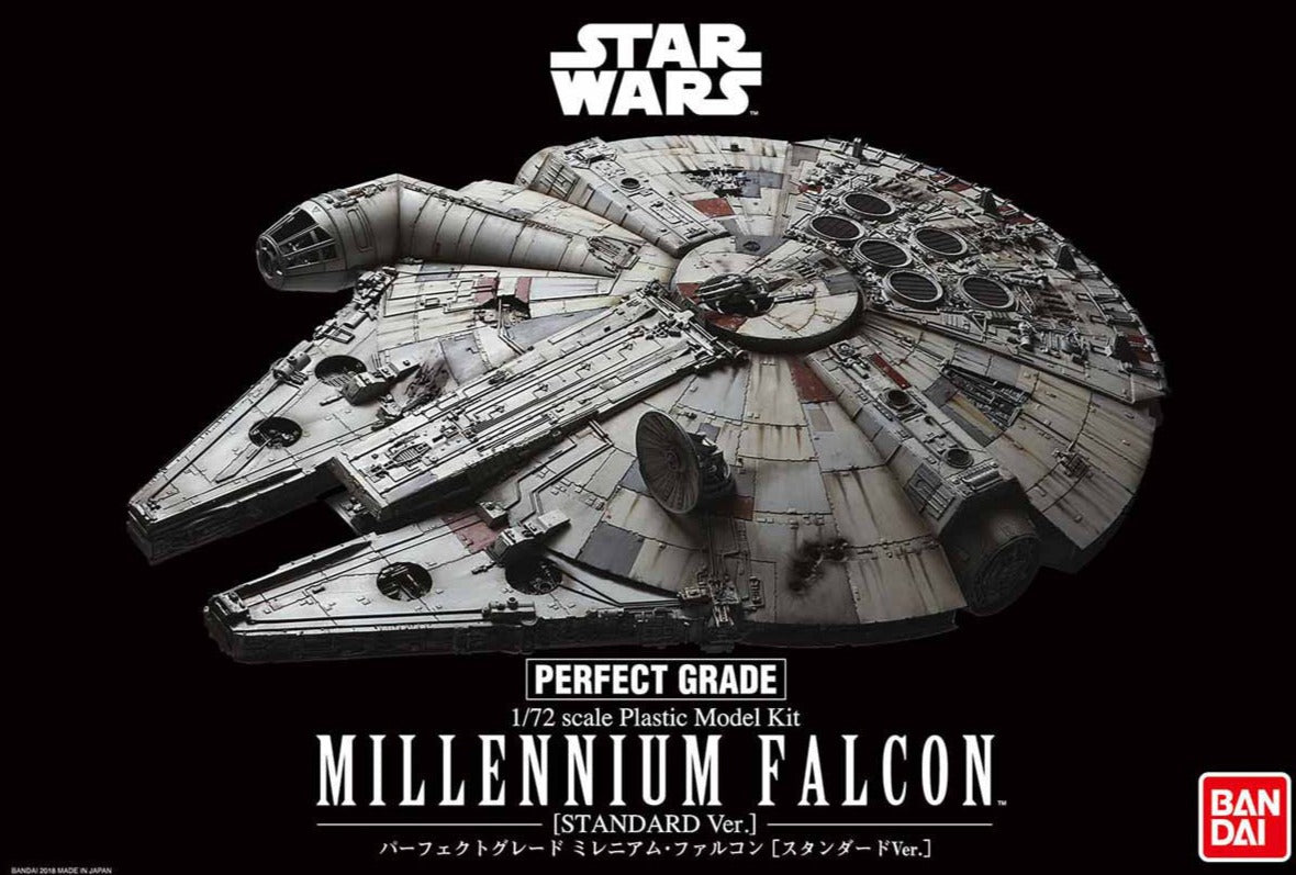 Star Wars Episode IV Perfect Grade Plastic Model Kit 1/72 Millennium Falcon 48 cm