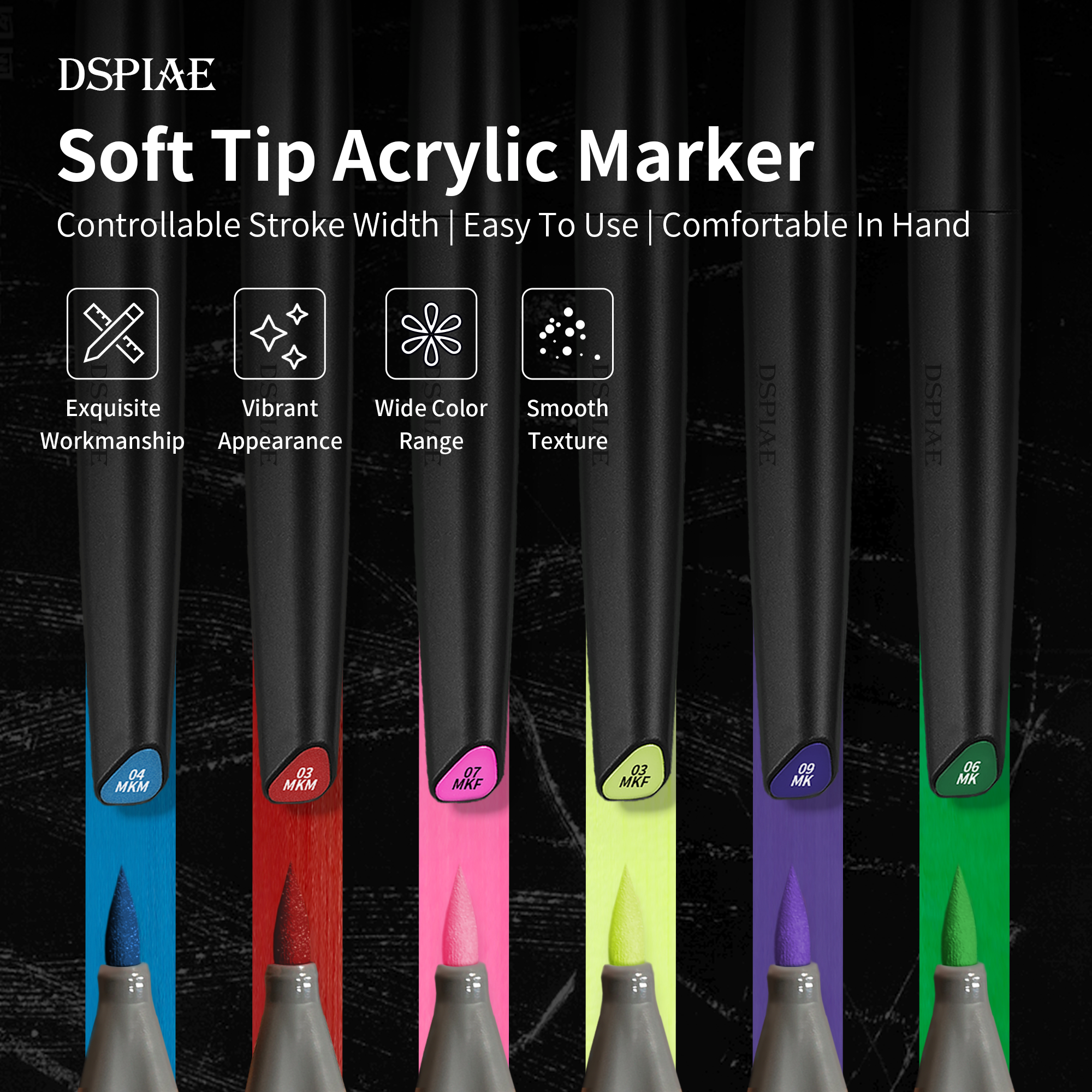 DSPIAE MK Soft Tip Acrylic Marker