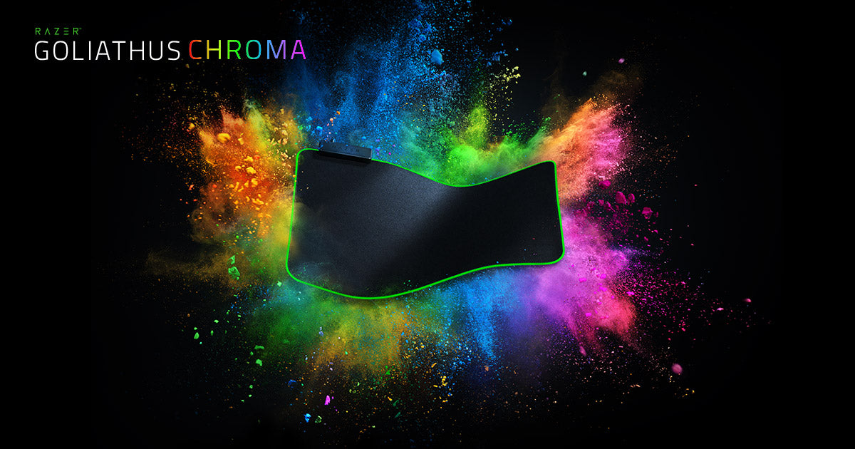 RAZER Mousepad RGB Goliathus Chroma Standard M size (355MM X 255MM)