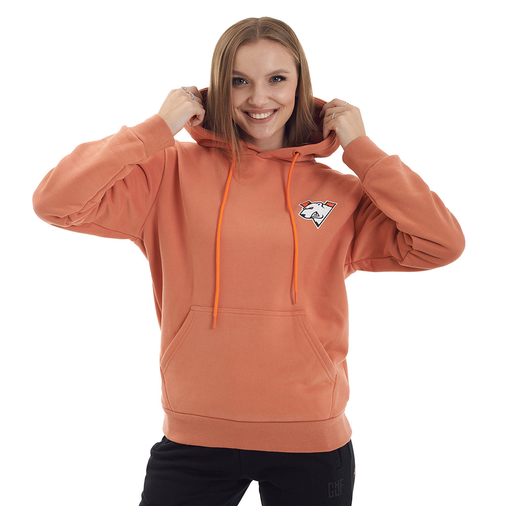 Virtus.pro Hoodie classic w/pocket orange, XL
