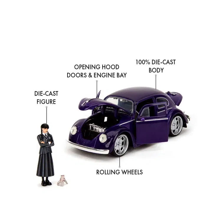 WEDNESDAY - Wednesday & Volkswagen Beetle - 1:24