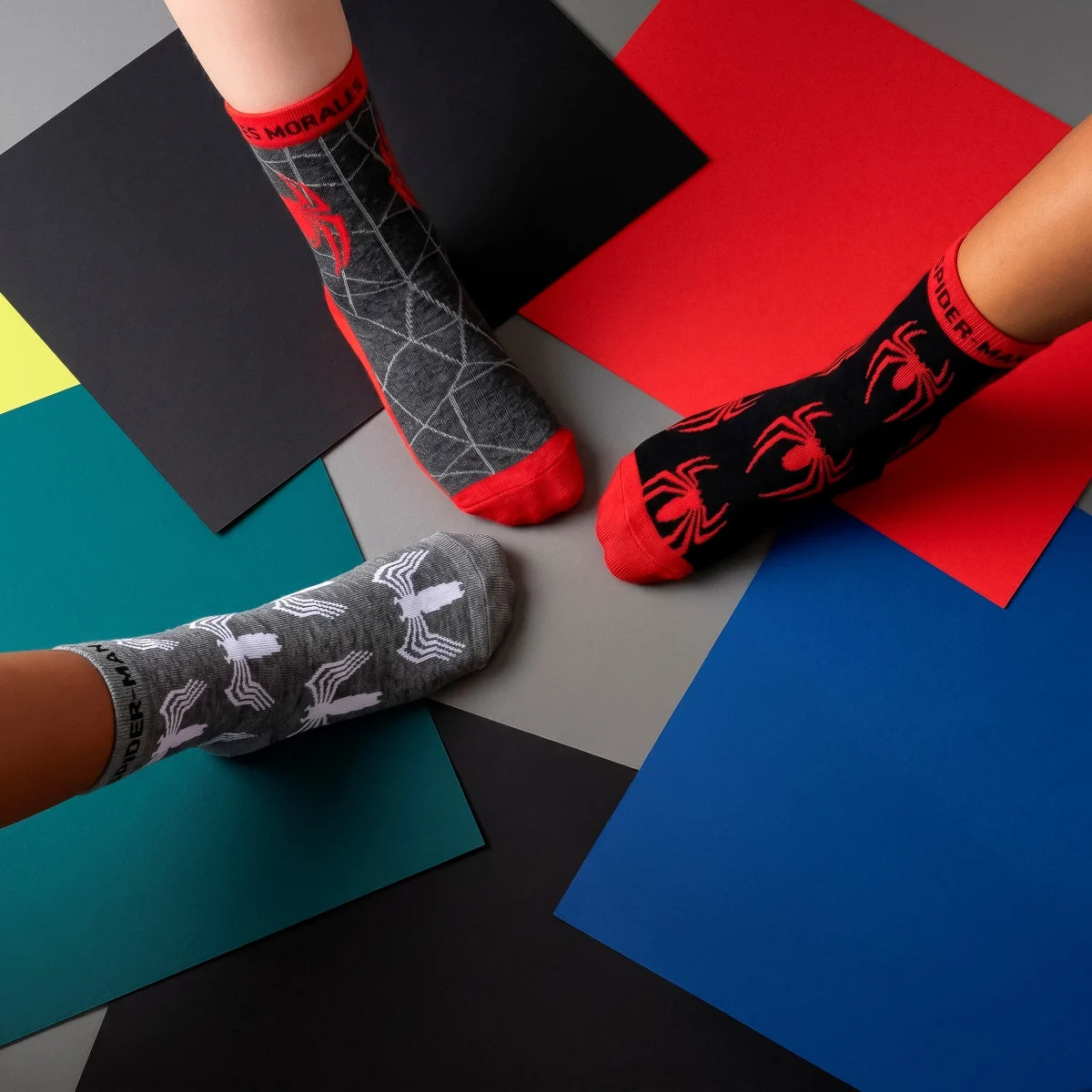 MARVEL - Spider-Man - 3 Pairs socks Pack (UK Size 5-10,5)