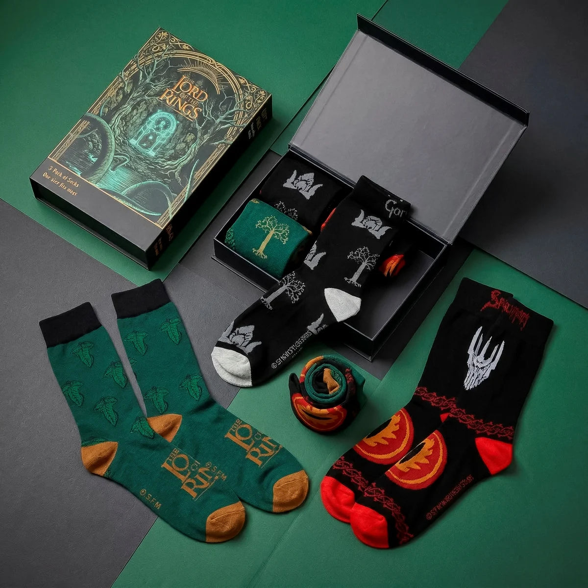 LORD OF THE RINGS - 3 Pairs socks Pack (Taille 38-45)