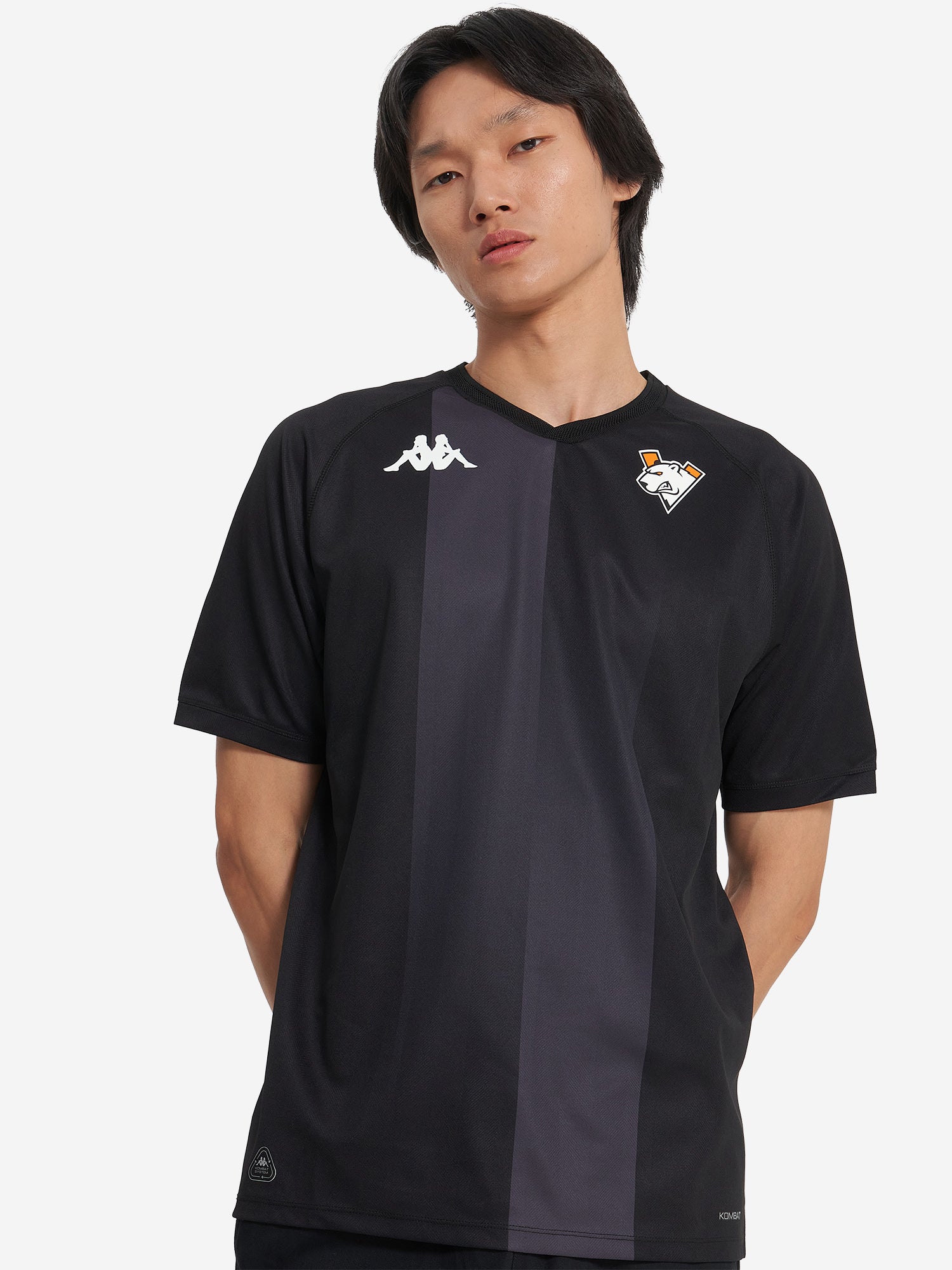 Virtus.pro Kappa jersey 2024/2025 black, size XS