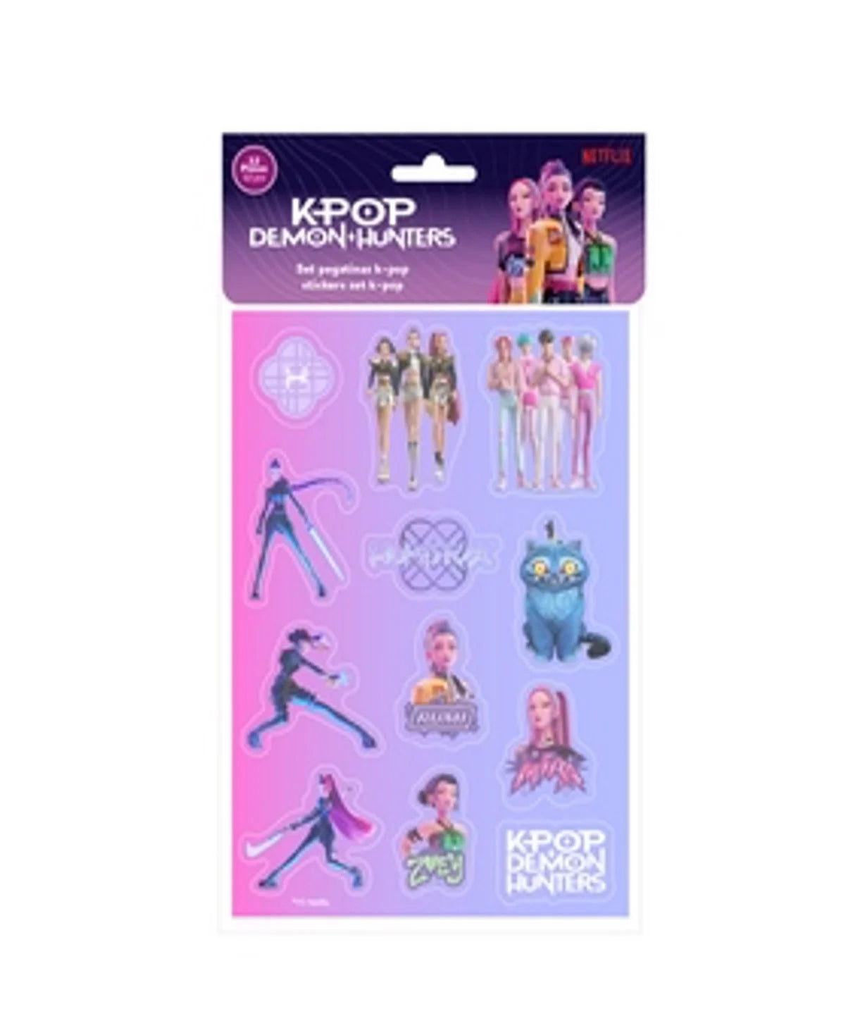 K-POP DEMON HUNTERS - Stickers Set (12pc)