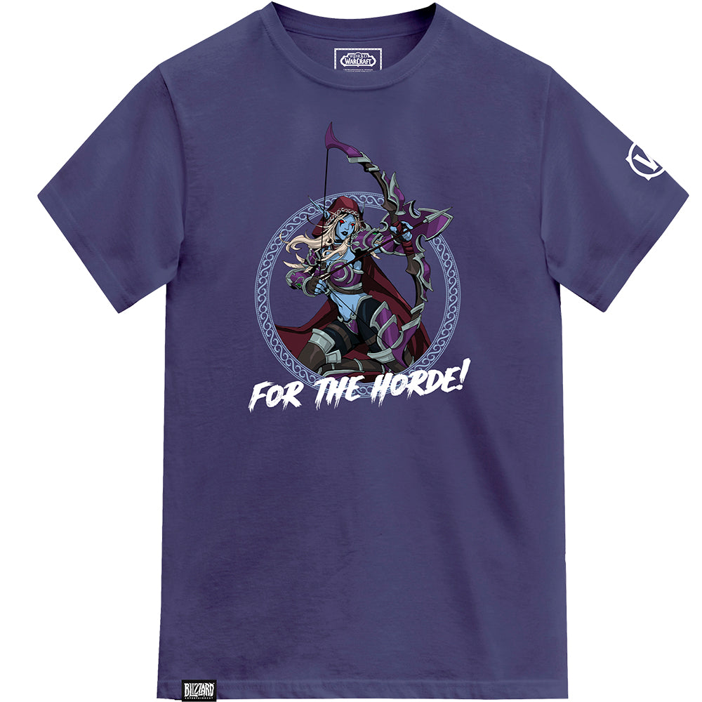 World of Warcraft For the Horde t-shirt, color: blue, size: XXL