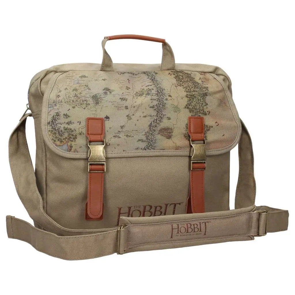 HOBBIT MIDDLE EARTH MAP MESSENGER BAG