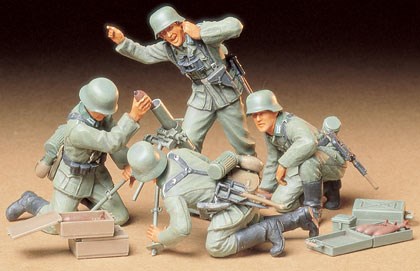 1/35 TYSK INFANTERI MORTER TEAM