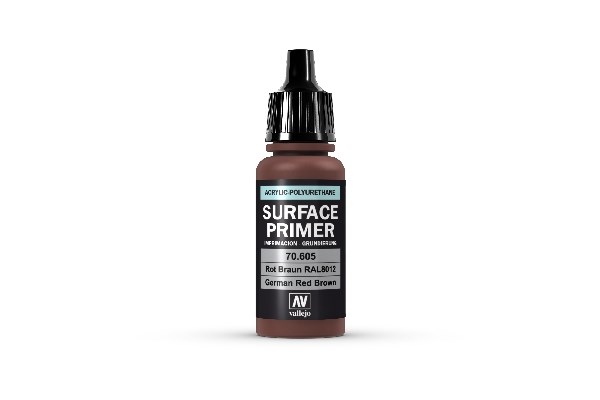 Surface primer rotbraun, RAL 8012, 17ml