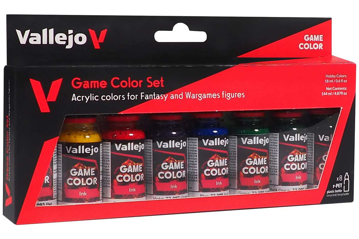 Game Color Ink set 8 colors