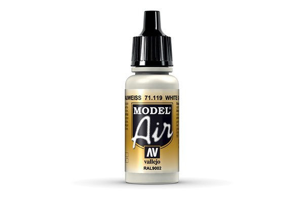 Model Air 17 ml. White Grey