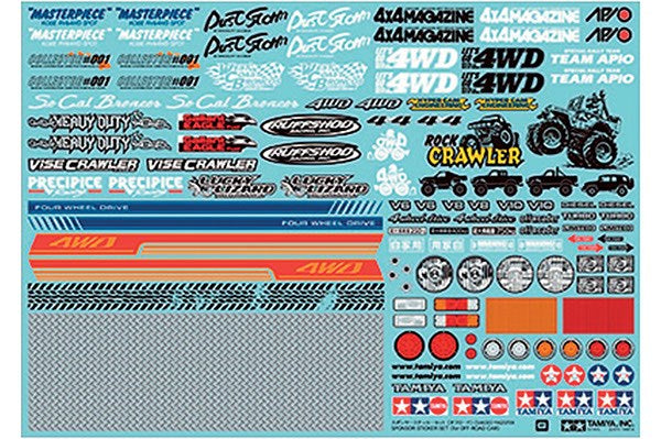 Off-Road Car Sponsor Stickers