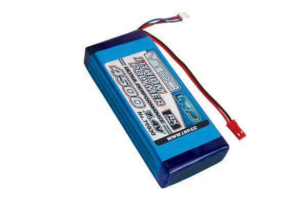 LRP VTEC LiPo RX-Pack, 1/5 straight, 4500 7,4v